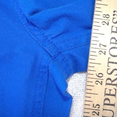 Cherokee Workwear Womens Royal Blue Scrub Pants Cargo Pocket XS - Thumbnail 6