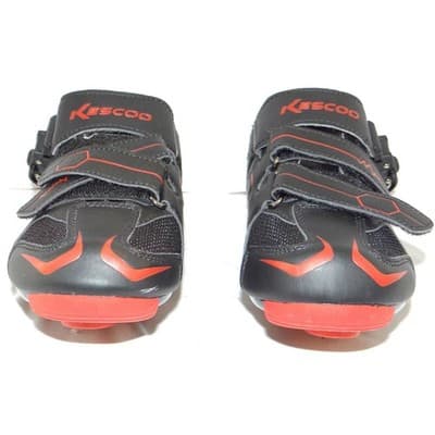 Kescoo Cycling Shoes Black Red Size 39 Look Delta Cleats Indoor Road Bike Mens 7 - Thumbnail 4