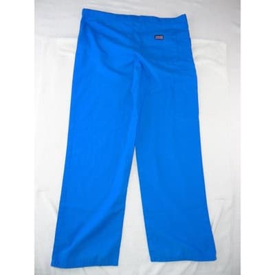 Cherokee Workwear Royal Blue Scrub Pants XS Drawstring Cargo Medical Uniform - Thumbnail 5