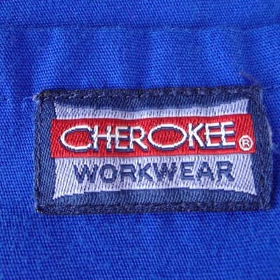Cherokee Workwear Womens Royal Blue Scrub Pants Drawstring Cargo XS Petite - Thumbnail 4