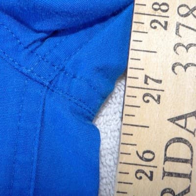Cherokee Workwear Womens Royal Blue Scrub Pants Drawstring Cargo XS Petite - Thumbnail 6
