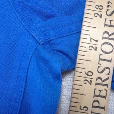 Cherokee Workwear Womens Royal Blue Scrub Pants XS Drawstring Straight Leg - Thumbnail 7
