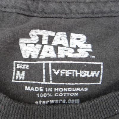 Star Wars Fifth Sun Mens Black Dark Side Comic Graphic Darth Vader Boba M - Thumbnail 2