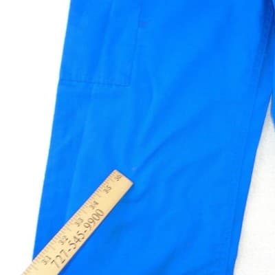 Cherokee Workwear Women Royal Blue Cargo Scrub Pants XS Drawstring - Thumbnail 5