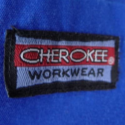 Cherokee Workwear Royal Blue Scrub Pants Cargo Drawstring Womens XS - Thumbnail 4
