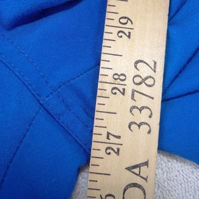Cherokee Workwear Royal Blue Cargo Scrub Pants WW110P Womens Medium Petite - Thumbnail 7
