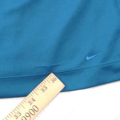 Nike Golf Womens Sleeveless Polo Shirt Teal Blue Fit Dry Medium - Thumbnail 4