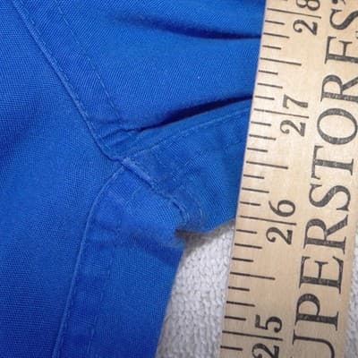 Cherokee Workwear Royal Blue Scrub Pants Womens Small Elastic Drawstring Cargo - Thumbnail 5