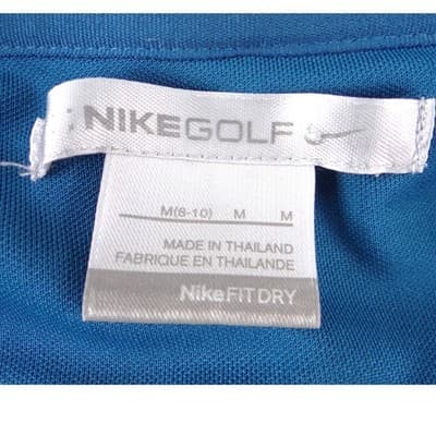 Nike Golf Womens Sleeveless Polo Shirt Teal Blue Fit Dry Medium - Thumbnail 2
