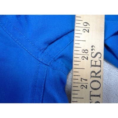 Cherokee Workwear Royal Blue Scrub Pants Women XS Drawstring Cargo Pocket - Thumbnail 2