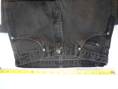 Vintage Wrangler Men's Black Jeans - Thumbnail 4