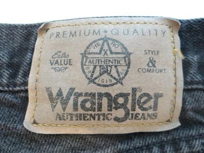 Vintage Wrangler Men's Black Jeans - Thumbnail 6