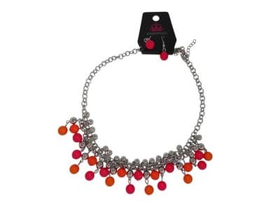 Paparazzi Vibrant Beaded Statement Necklace & Earrings - Thumbnail 3