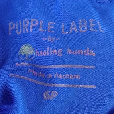 Purple Label by Healing Hands Womens Royal Blue Scrub Pants Petite Small - Thumbnail 2
