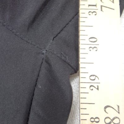 Chic Flex Women Black Scrub Pants Flex-Tek Stretch Drawstring Medical Size L - Thumbnail 5