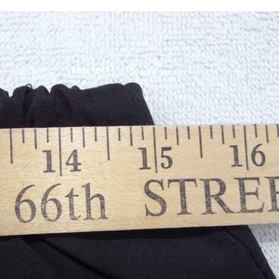 Chic Flex Women Black Scrub Pants Flex-Tek Stretch Drawstring Medical Size L - Thumbnail 4