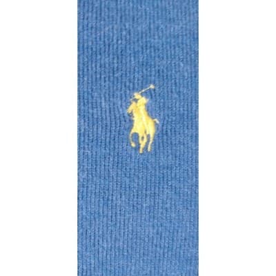 Ralph Lauren Mens Blue Quarter Zip Pullover Sweater Size L - Thumbnail 5