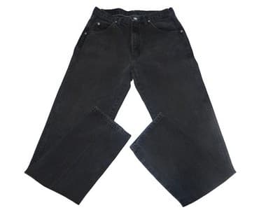 Vintage Wrangler Men's Black Jeans - Thumbnail 2
