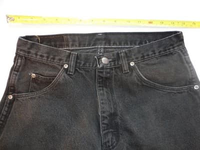 Vintage Wrangler Men's Black Jeans - Thumbnail 5