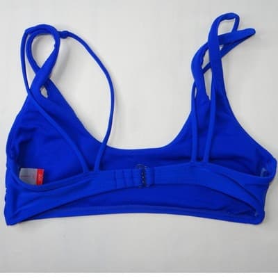 Bikini Tops Lot Set of 3 Sz S Blue Peach Light Blue Swimsuit Beach Pool Swim - Thumbnail 7