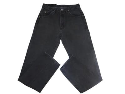 Vintage Wrangler Men's Black Jeans