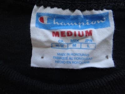 Champion Long Sleeve Logo Shirt - Black - Thumbnail 6