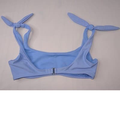 Bikini Tops Lot Set of 3 Sz S Blue Peach Light Blue Swimsuit Beach Pool Swim - Thumbnail 5