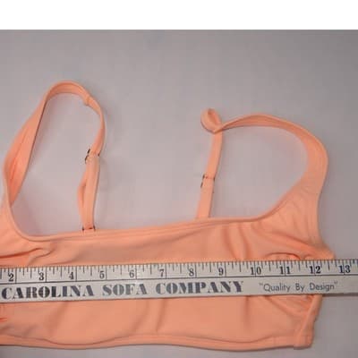 Bikini Tops Lot Set of 3 Sz S Blue Peach Light Blue Swimsuit Beach Pool Swim - Thumbnail 15