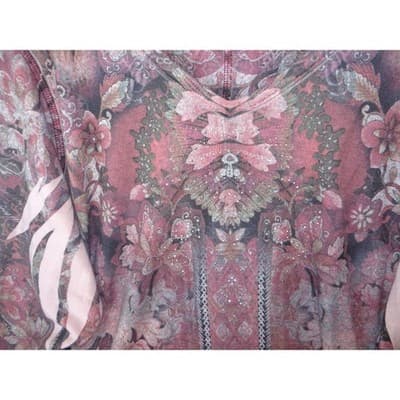 World Unity Woman 3X Floral Patterned Blouse - Thumbnail 3