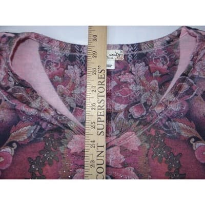 World Unity Woman 3X Floral Patterned Blouse - Thumbnail 4