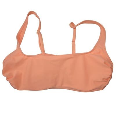 Bikini Tops Lot Set of 3 Sz S Blue Peach Light Blue Swimsuit Beach Pool Swim - Thumbnail 3