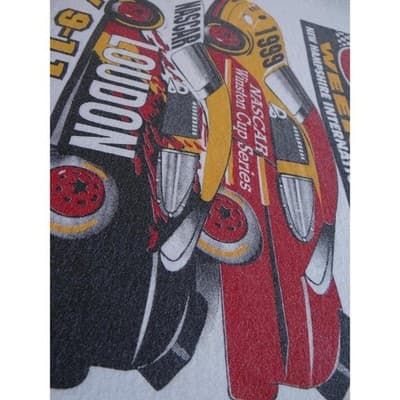 Vintage Jiffy Lube 300 NASCAR T-Shirt New Hampshire International Speedway 1999 - Thumbnail 4