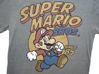 Old Navy Super Mario Bros Graphic Tee - Vintage Style - Thumbnail 2