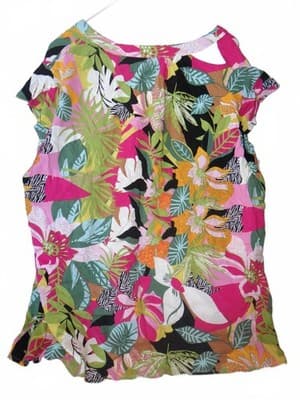Rachel Roy Women's Plus Size 3X Floral Print Blouse NWOT - Thumbnail 3