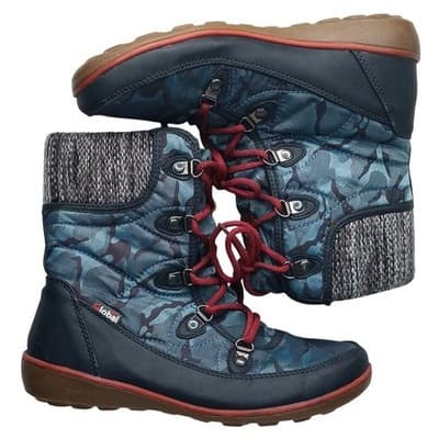 Khombu Womens Winter Boots Camo Lace Up Insulated Warm Snow Boots - Thumbnail 8