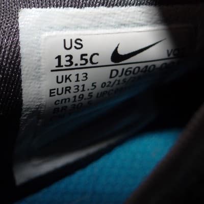 Nike Dynamo Go FlyEase Kids Black Anthracite Sneakers DJ6040-001 Size 13.5C - Thumbnail 3