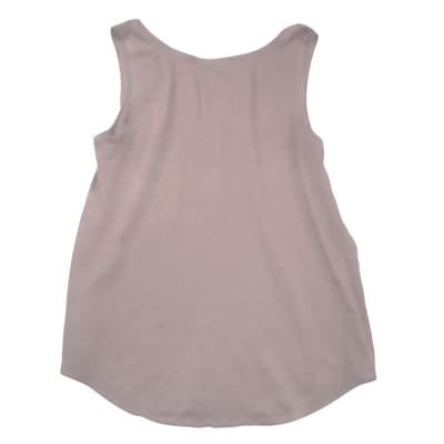 Ann Taylor Loft Lounge Mauve Purple Mixed Media Tank Top Sleeveless Medium - Thumbnail 3