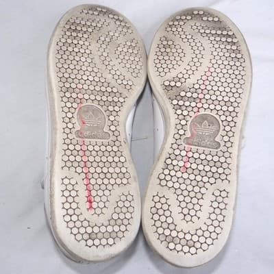 Adidas Stan Smith White Leather Low Top Sneakers Women's Size 5.5 - Thumbnail 8