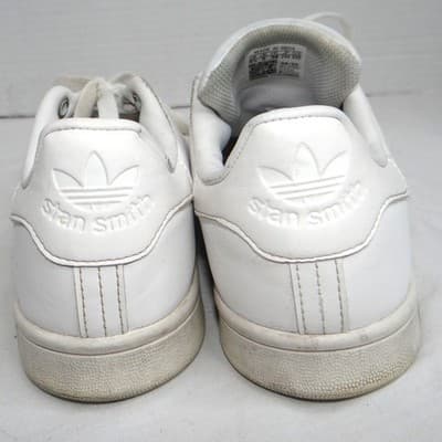 Adidas Stan Smith White Leather Low Top Sneakers Women's Size 5.5 - Thumbnail 5