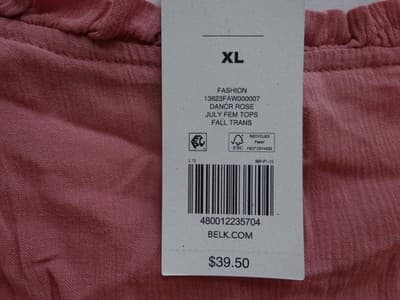 True Craft Flirty Coral Peplum Top NWT- Perfect for Summer - Thumbnail 4