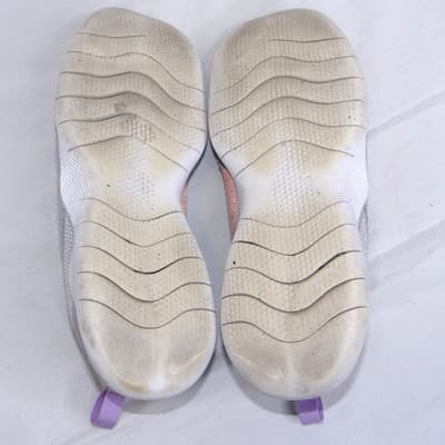Nike Flex Running Shoes Women's Gray Peach Swoosh Lightweight Size 6.5 - Thumbnail 7