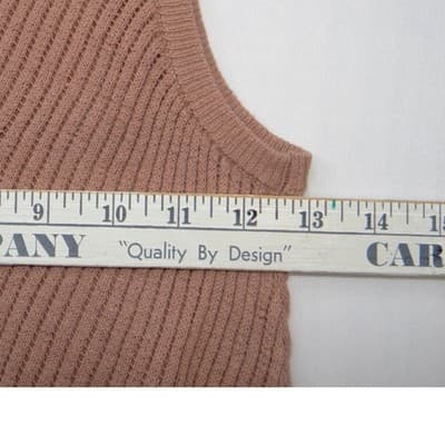 Scotch & Soda Maison Scotch Mauve Chevron Pointelle Knit Tank Top XS - Thumbnail 5