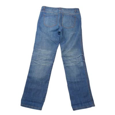LL Bean Signature Blue Straight Leg Jeans Womens 8P Medium Wash Denim Classic - Thumbnail 3