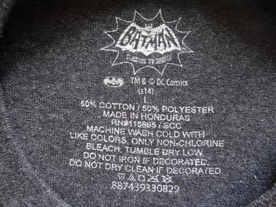 Vintage Batman and Robin Graphic 'Old School' T-shirt - Thumbnail 3