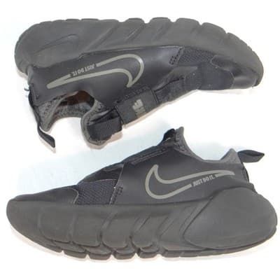 Nike Dynamo Go FlyEase Kids Black Anthracite Sneakers DJ6040-001 Size 13.5C - Thumbnail 2