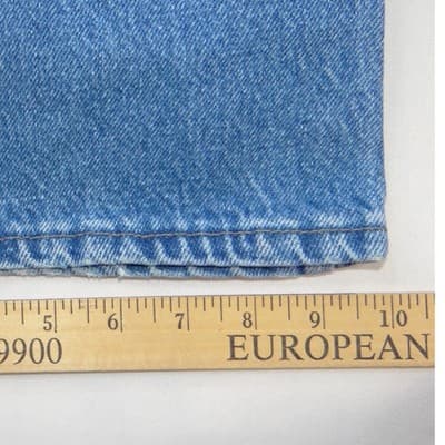 Vintage D'Mode Classix Flare Jeans Blue Dragonfly Pockets 90s Womens Size 13 - Thumbnail 9