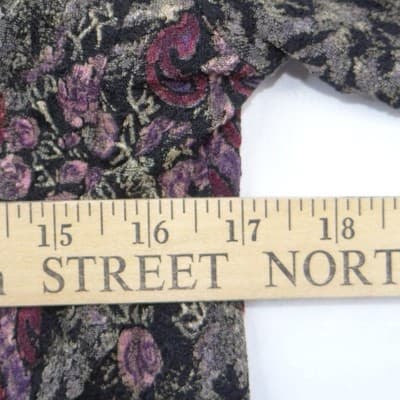 Choices Womens Purple Paisley Floral 2 Piece Cardigan and Tank Set M Stretchy - Thumbnail 5