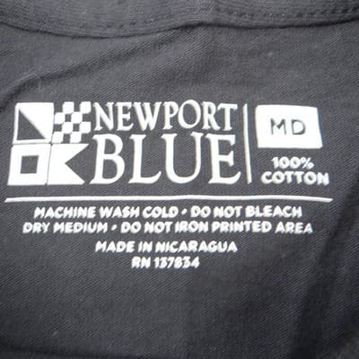 Newport Blue Chevrolet Still Plays With Blocks Graphic T-Shirt Mens Medium Black - Thumbnail 2