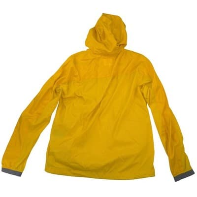 HM Mens Yellow Hooded Windbreaker Lightweight Zip Up Jacket Size M 2013 - Thumbnail 3