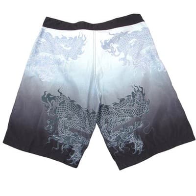 JNCO Jeans Mens Dragon Graphic Board Shorts Grey Black Y2K Skate Swim Trunks 36 - Thumbnail 3
